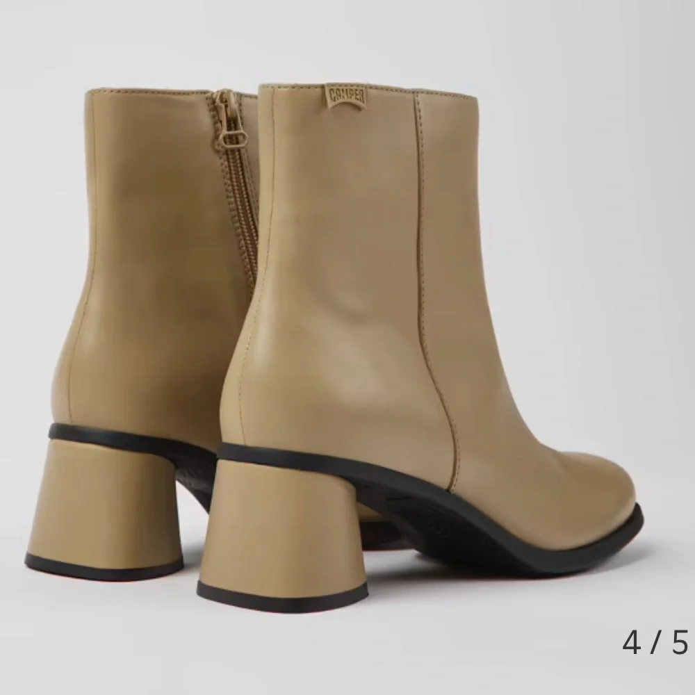 NWOT CAMPER Kiara Beige Women’s Leather Boots EU40/US9